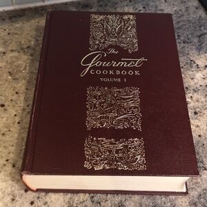 Vintage The Gourmet Cookbook Volume I Brown Hardcover First Edition 14th in 1963